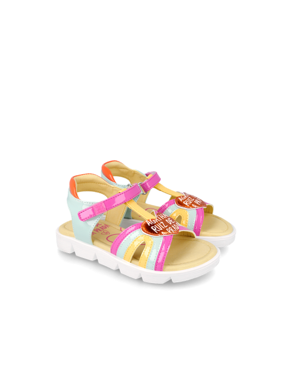 Agatha Ruiz De La Prada Παιδικά Πέδιλα Πολύχρωμα 242972-A - Image 3
