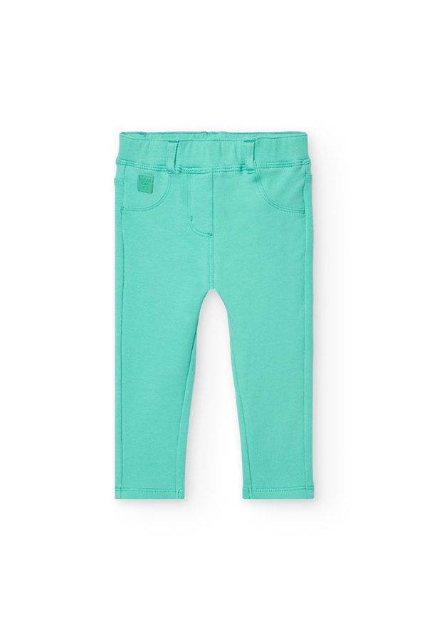 Fleece trousers basic for baby -BCI