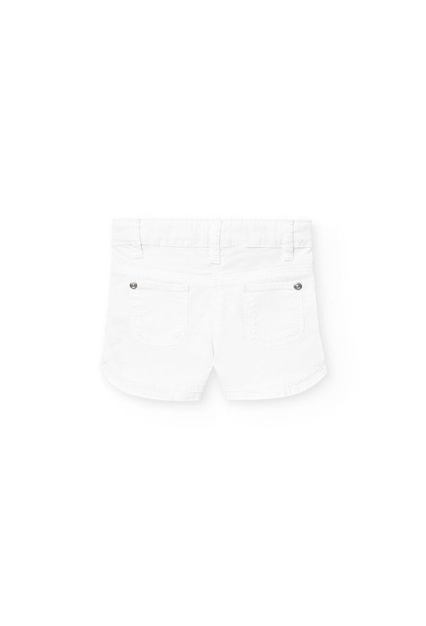 Stretch gabardine shorts for baby -BCI - Image 2