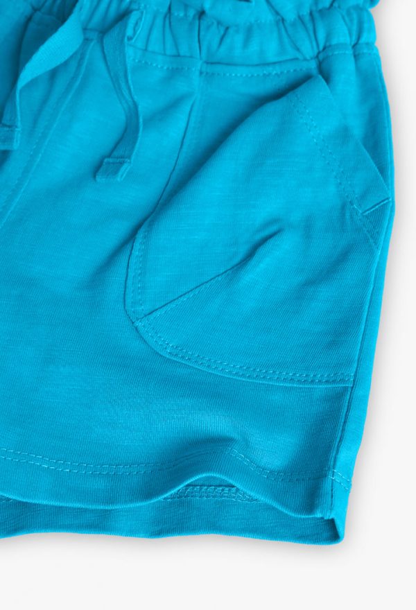 Knit shorts flame for baby girl -BCI - Image 4