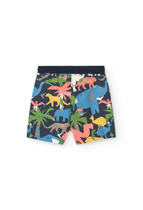 Fleece bermuda shorts printed for baby -BCI - Image 2