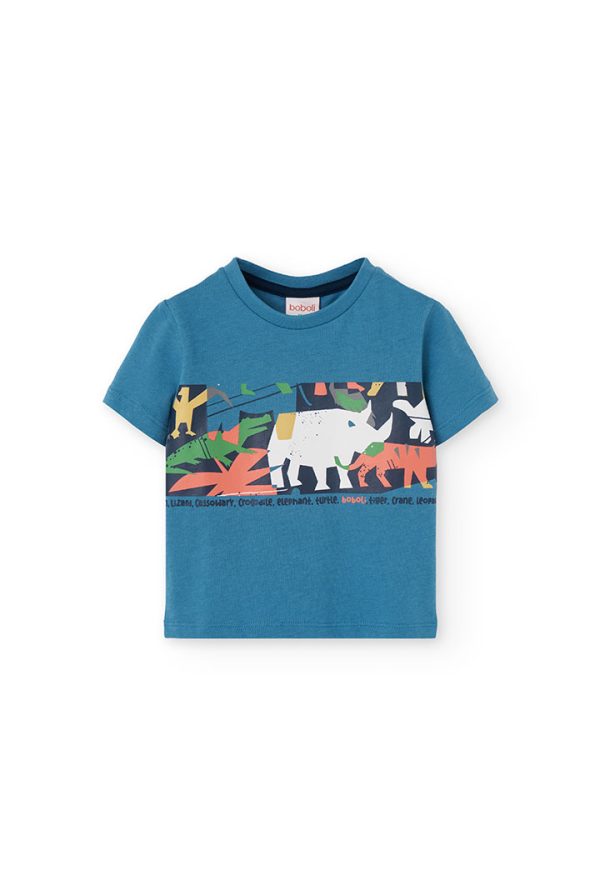 Knit t-Shirt for baby boy -BCI