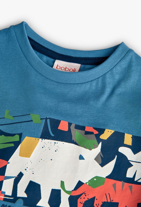Knit t-Shirt for baby boy -BCI - Image 3