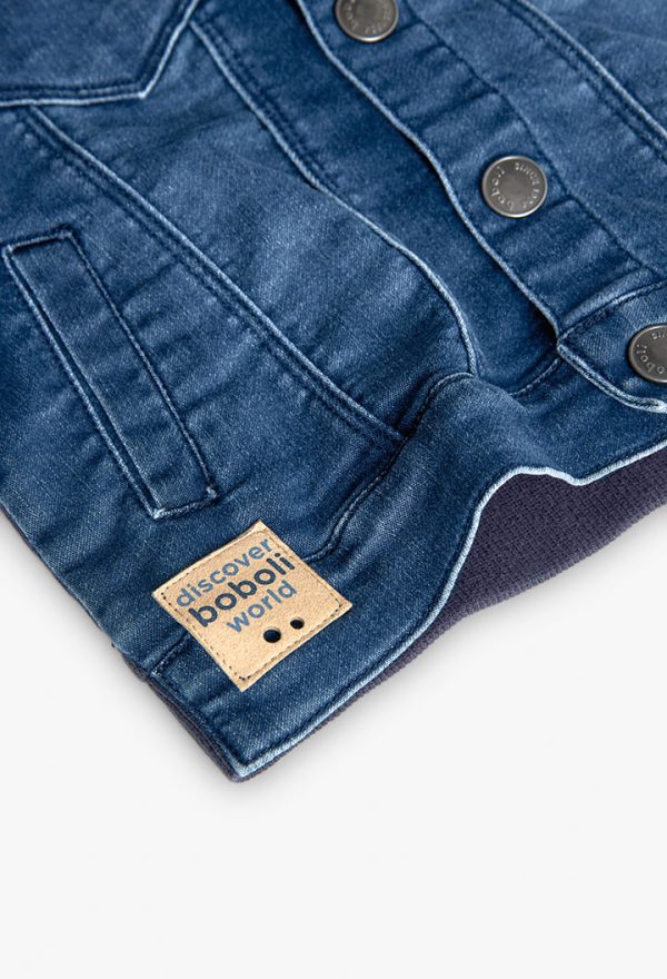 Denim jacket combined for baby -BCI - Image 4