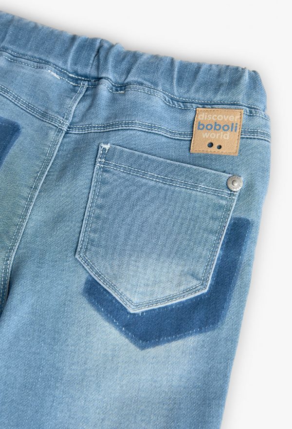 Denim trousers knit for baby -BCI - Image 4