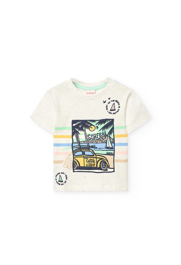 Knit t-Shirt for baby boy -BCI
