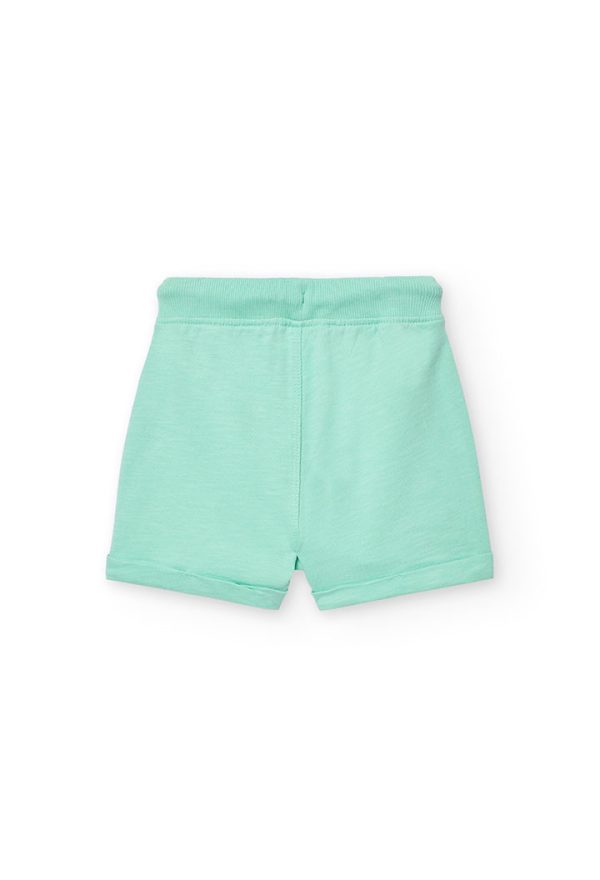 Fleece bermuda shorts for baby boy -BCI - Image 2