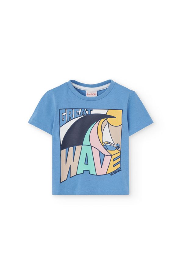 Knit t-Shirt for baby boy -BCI
