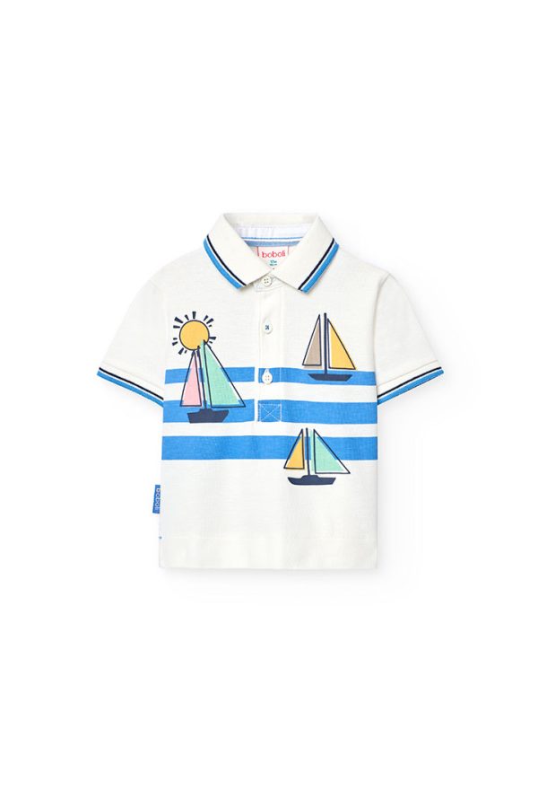 Pique polo for baby boy -BCI