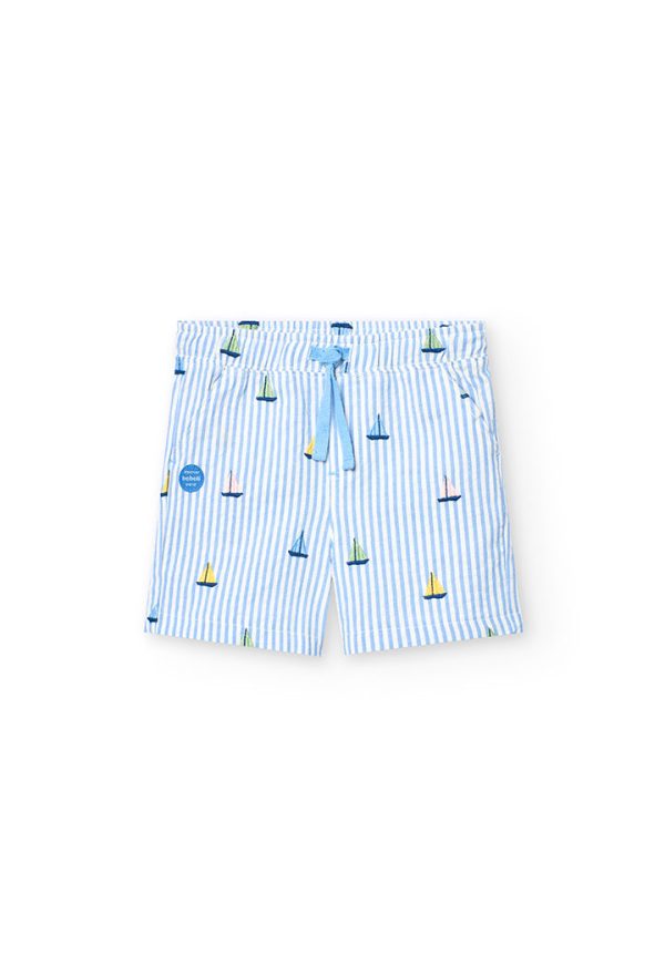 Poplin bermuda shorts for baby boy -BCI