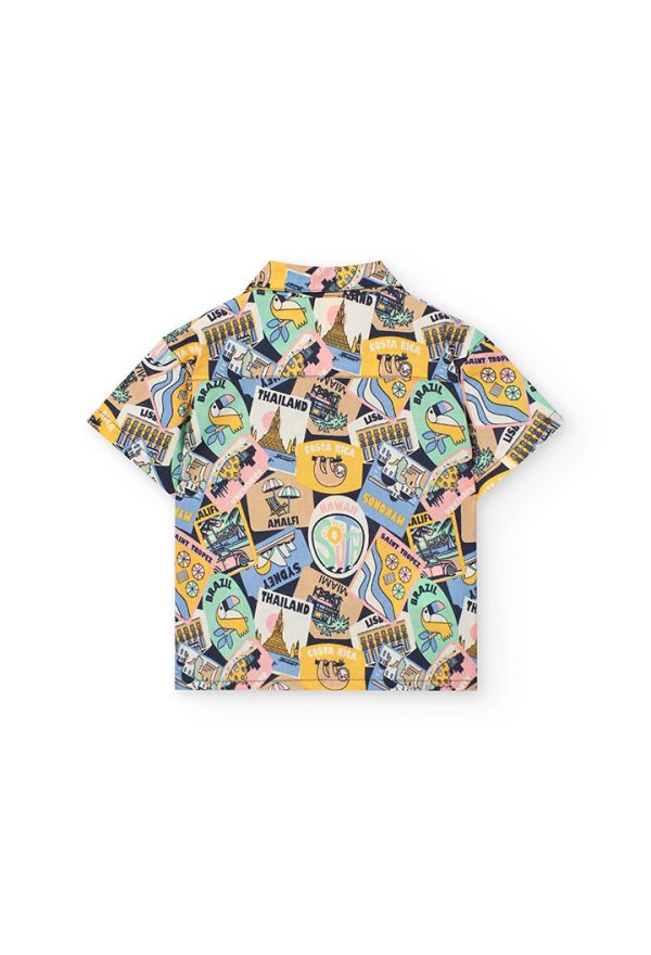 Poplin shirt printed for baby -BCI - Image 2
