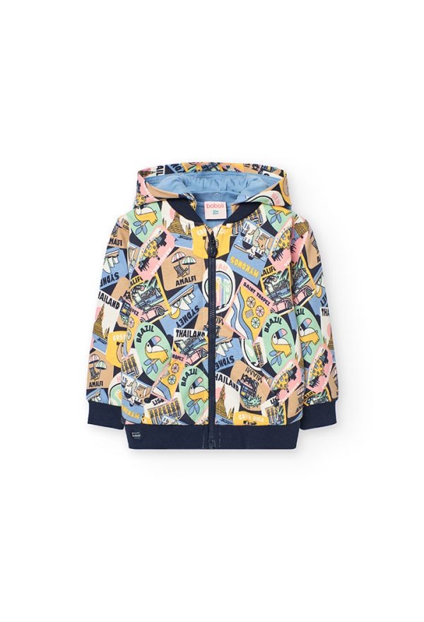 Fleece jacket printed for baby -BCI