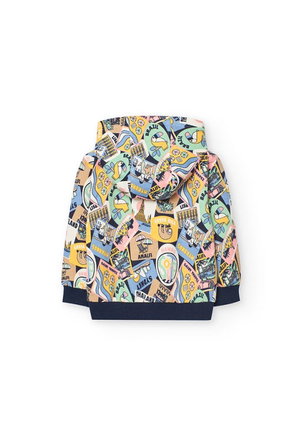 Fleece jacket printed for baby -BCI - Image 2