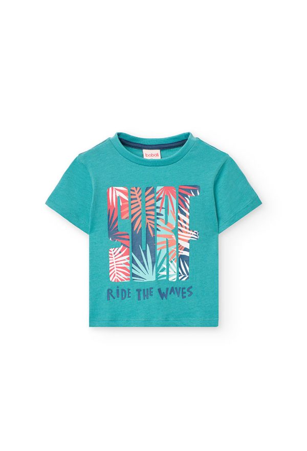 Knit t-Shirt for baby boy -BCI