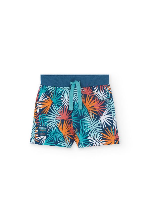 Fleece bermuda shorts for baby boy -BCI