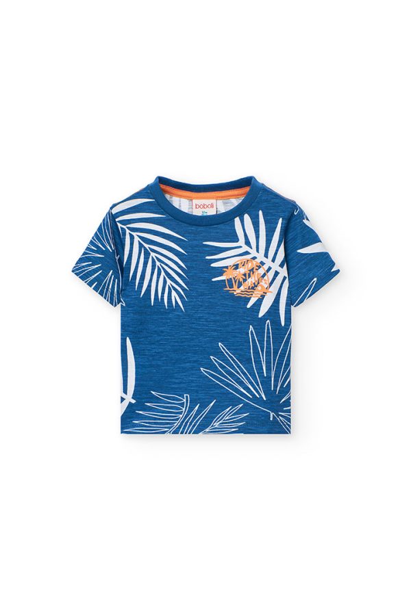 Knit t-Shirt flame for baby boy -BCI