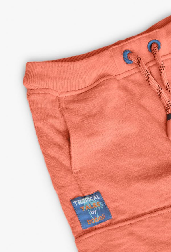 Fleece bermuda shorts for baby -BCI - Image 3