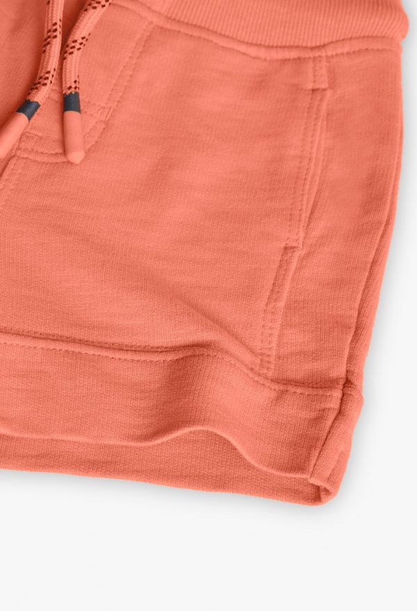 Fleece bermuda shorts for baby -BCI - Image 4
