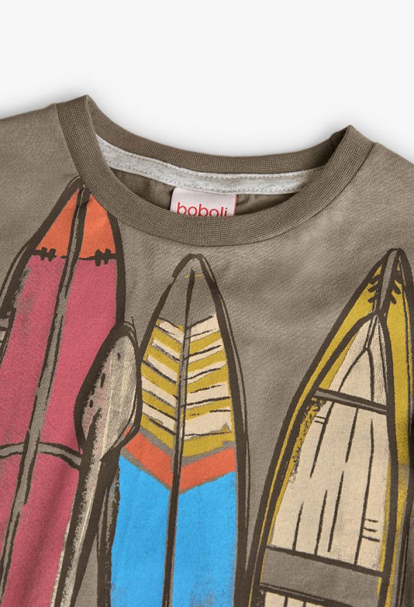 Knit t-Shirt for baby boy -BCI - Image 3