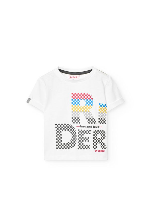 Knit t-Shirt for baby boy -BCI