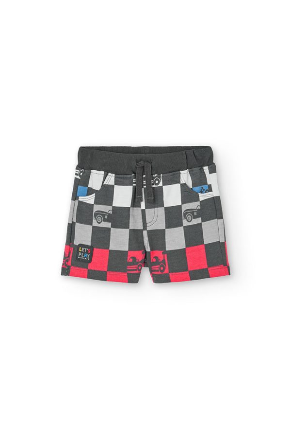 Fleece bermuda shorts for baby boy -BCI