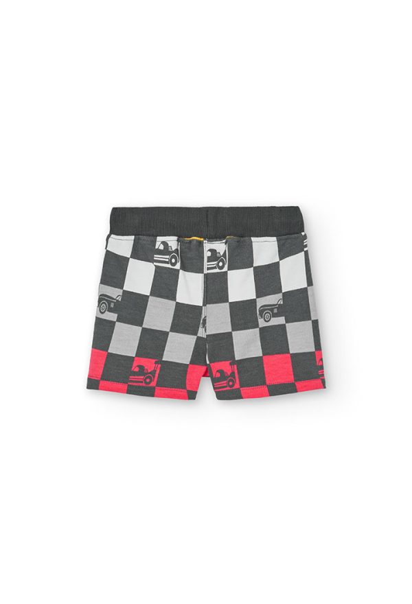 Fleece bermuda shorts for baby boy -BCI - Image 2