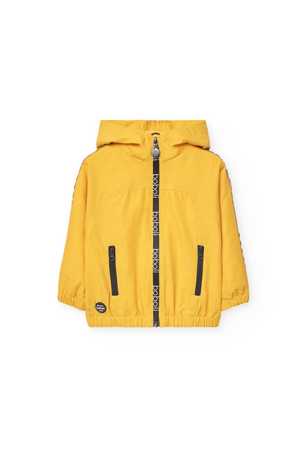 Technical fabric parka for baby boy -BCI