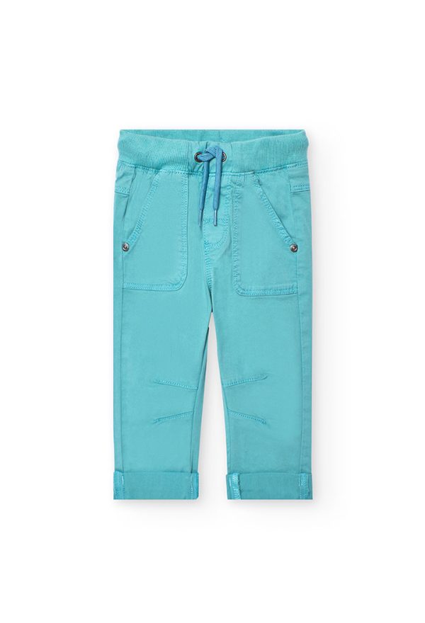 Gabardine trousers for baby boy -BCI