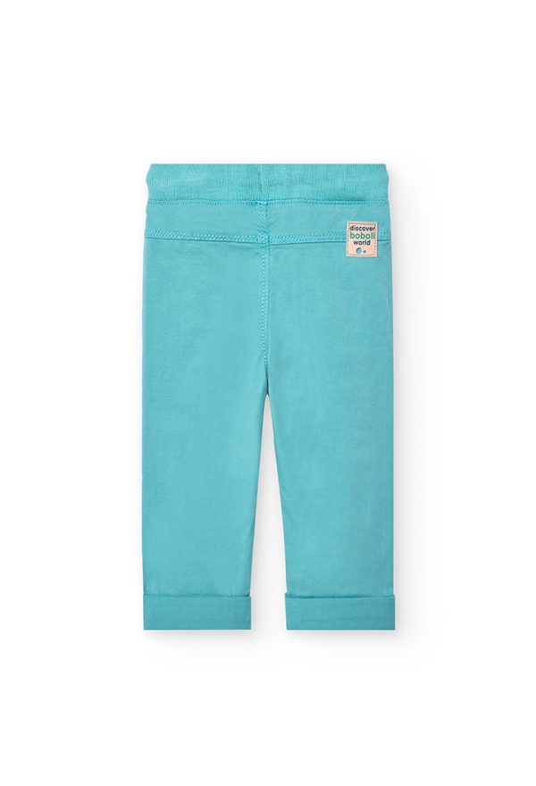 Gabardine trousers for baby boy -BCI - Image 2
