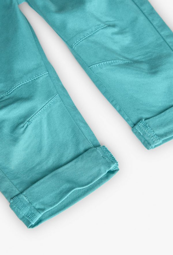 Gabardine trousers for baby boy -BCI - Image 4