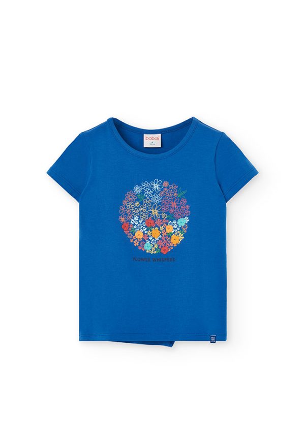 Stretch knit t-Shirt for girl -BCI