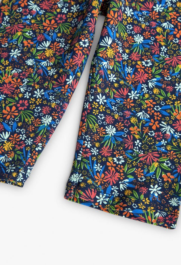 Leggings floral for girl -BCI - Image 4