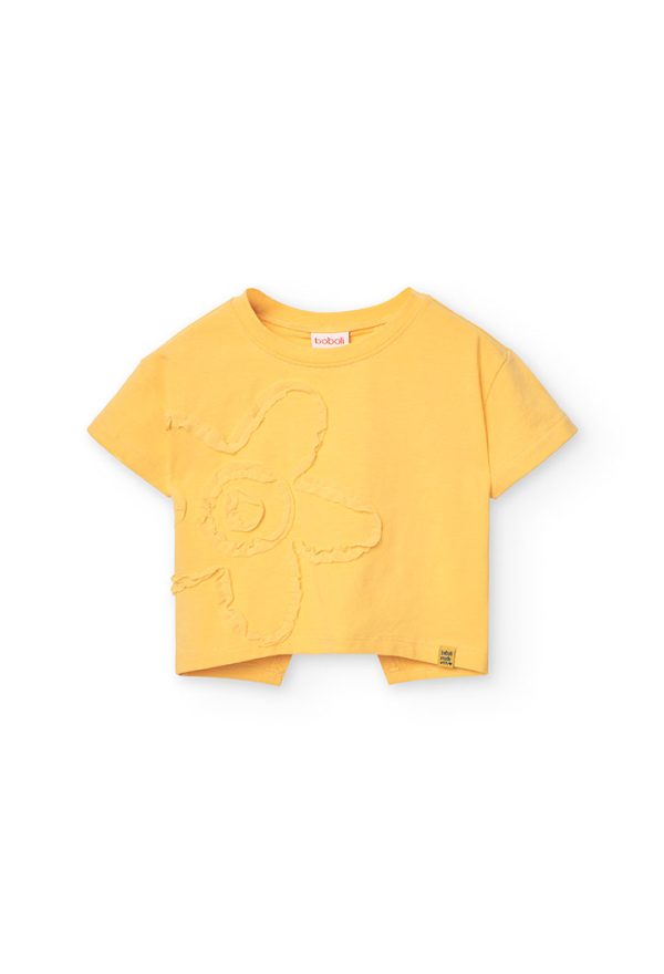 Stretch knit t-Shirt for girl -BCI