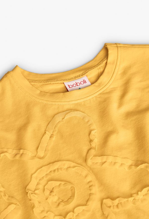 Stretch knit t-Shirt for girl -BCI - Image 3