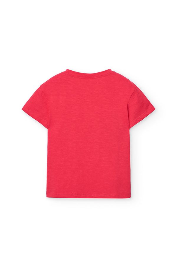 Knit t-Shirt flame for girl -BCI - Image 2