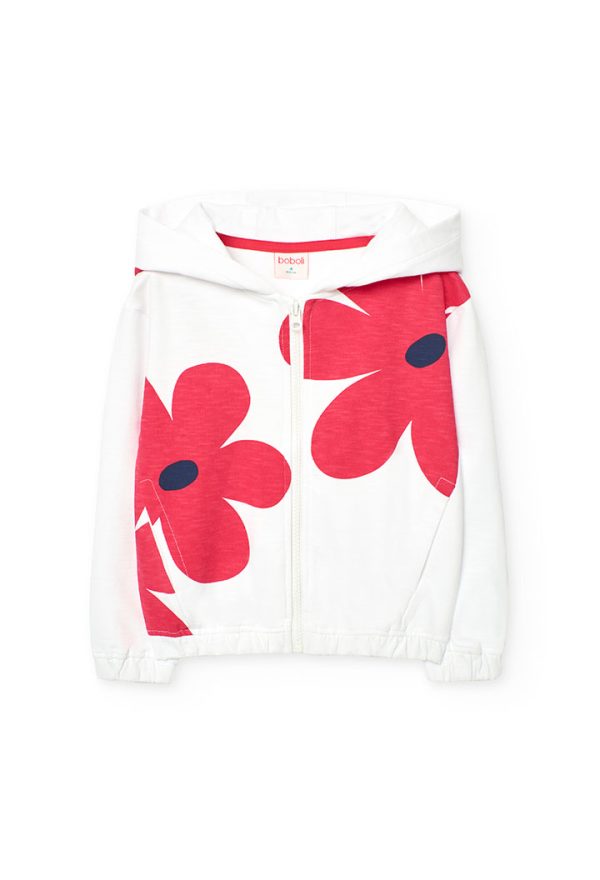 Fleece jacket flame for girl -BCI