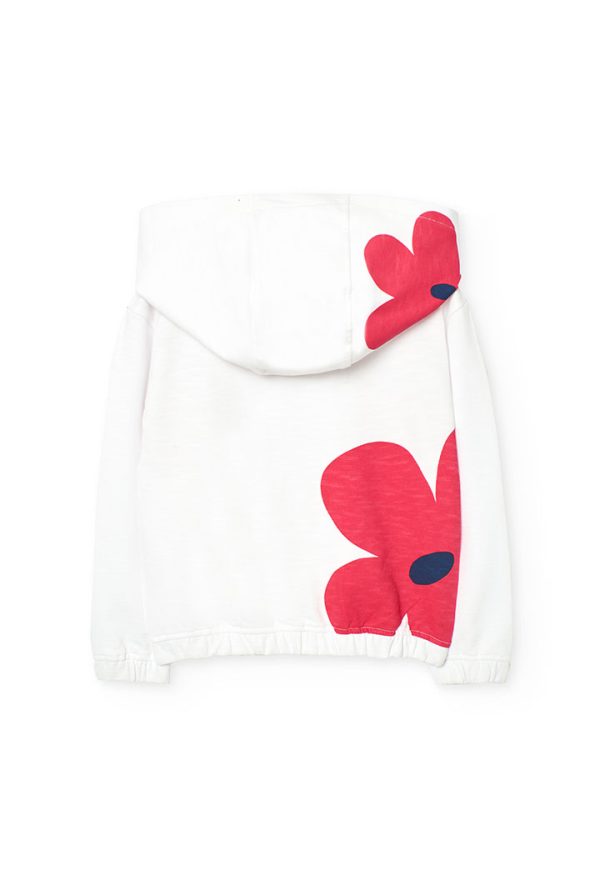 Fleece jacket flame for girl -BCI - Image 2