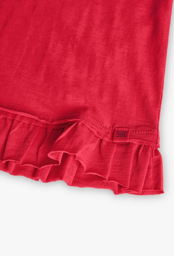 Knit t-Shirt flame for girl -BCI - Image 4