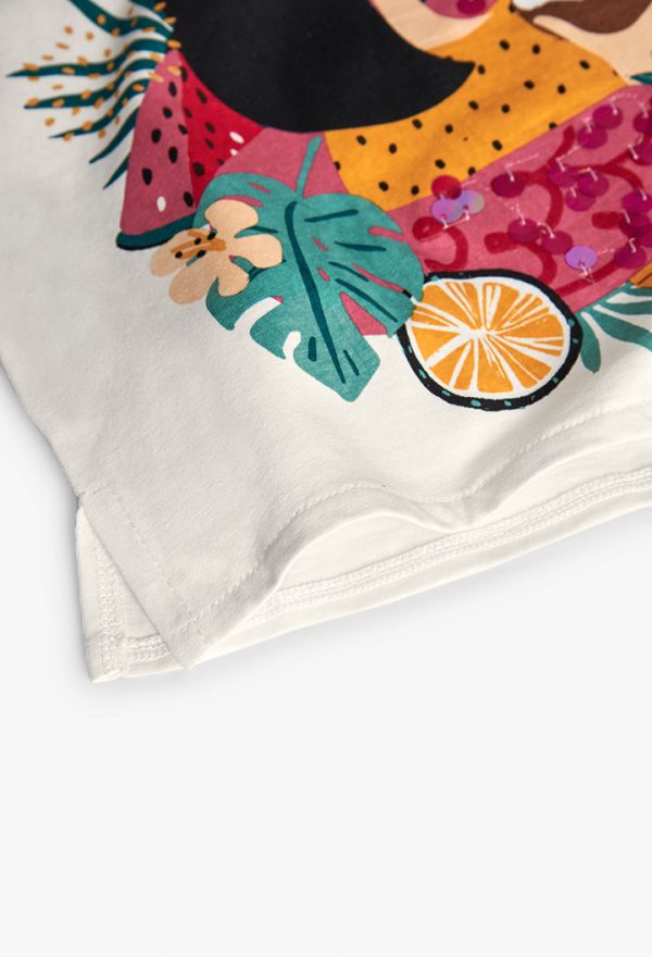 Knit t-Shirt for girl -BCI - Image 4