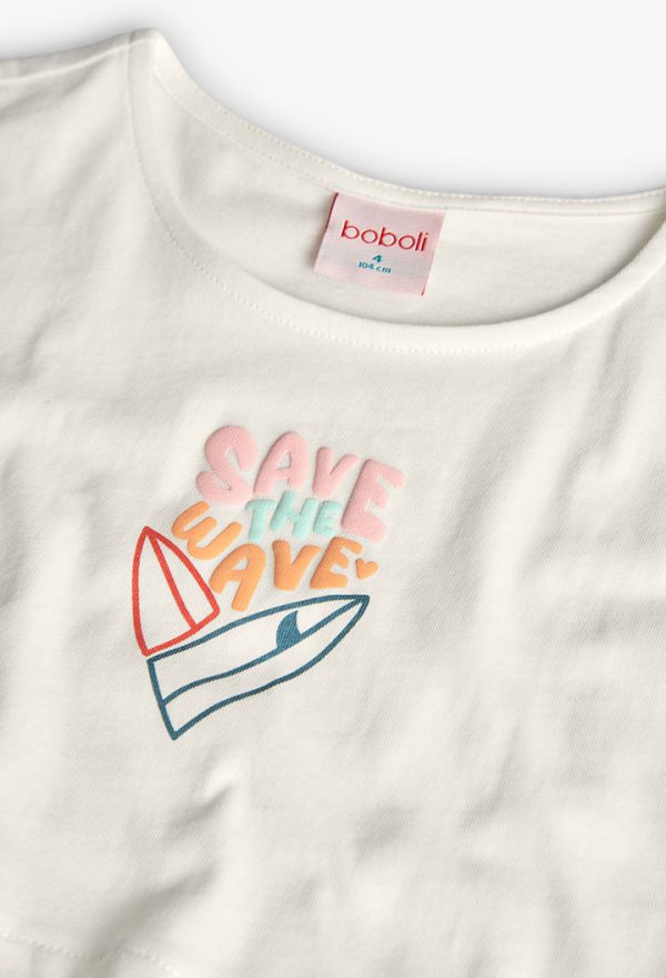 Knit t-Shirt for girl -BCI - Image 3