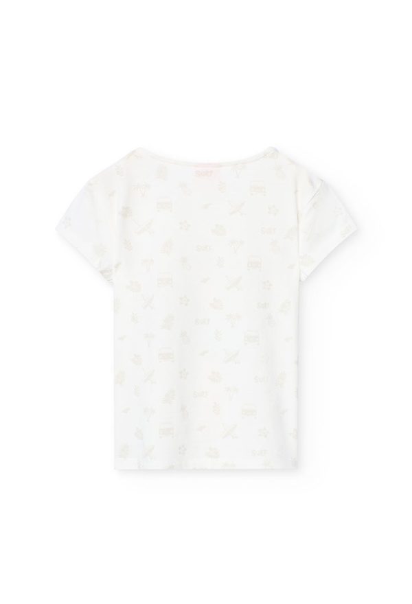Stretch knit t-Shirt for girl -BCI - Image 2
