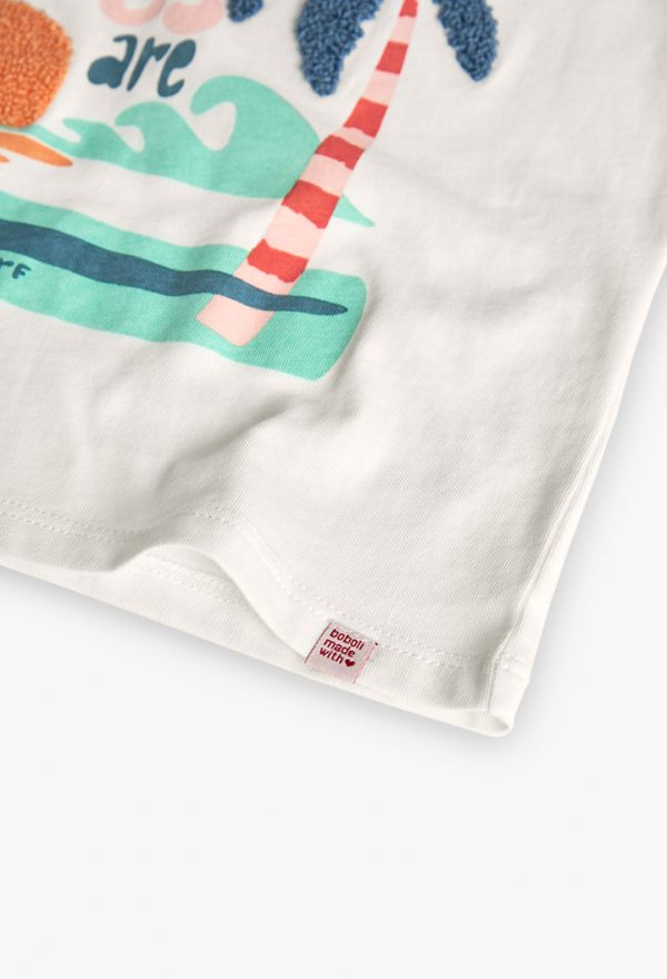 Knit t-Shirt for girl -BCI - Image 4