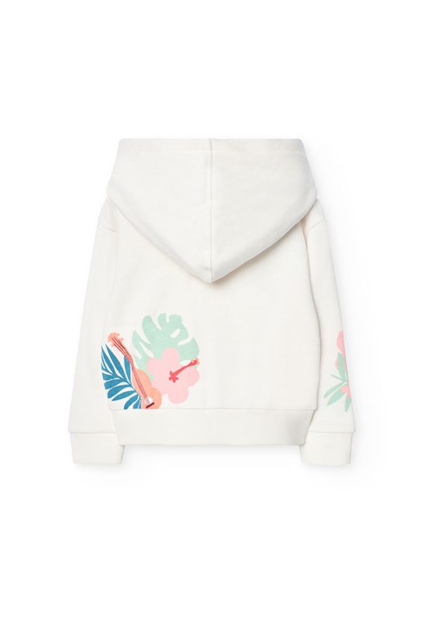 Fleece jacket hooded for girl - Image 2
