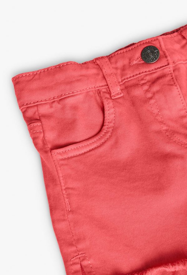 Stretch twil shorts for girl -BCI - Image 3