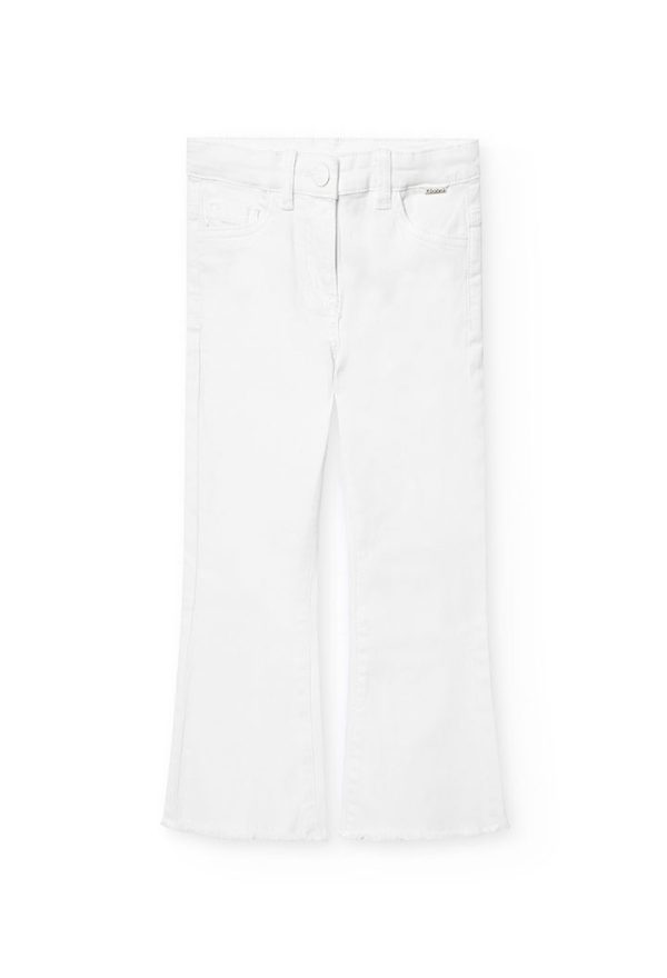 Stretch twill trousers for girl -BCI