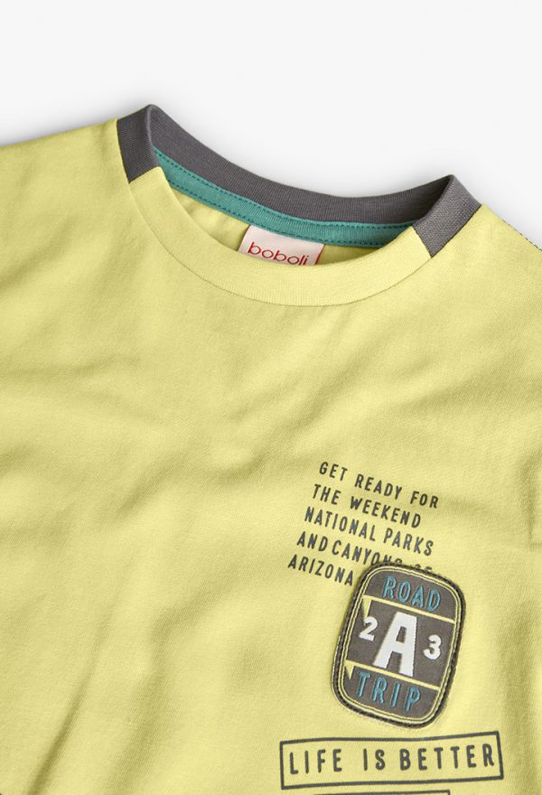 Knit t-Shirt for boy -BCI - Image 3