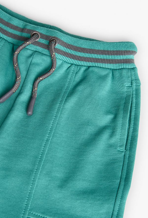 Fleece bermuda shorts for boy -BCI - Image 3