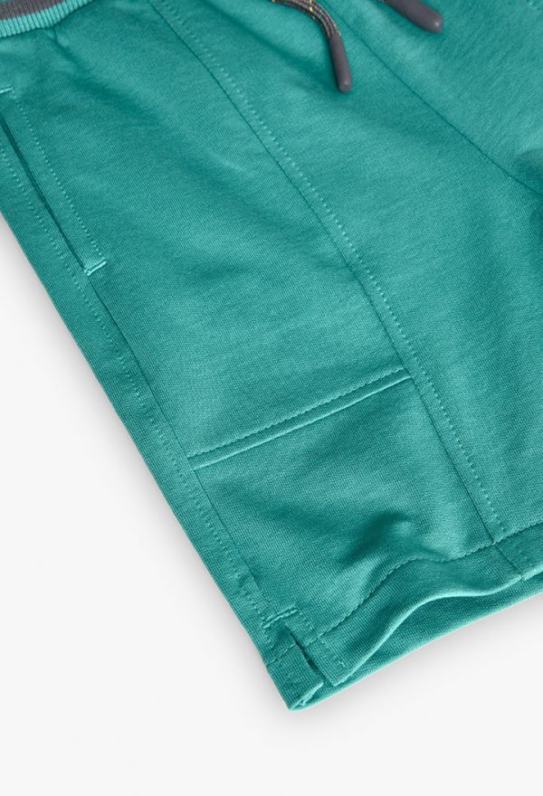 Fleece bermuda shorts for boy -BCI - Image 4
