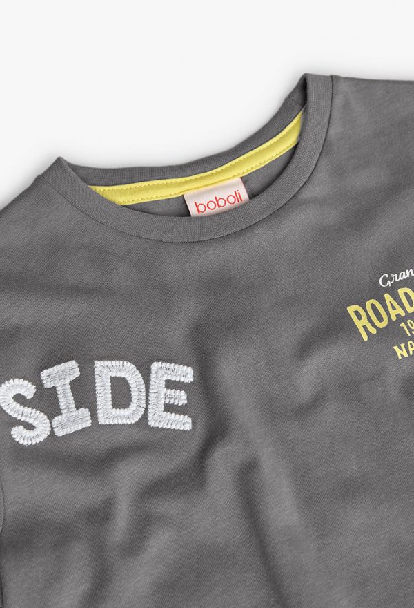 Knit t-Shirt for boy -BCI - Image 3
