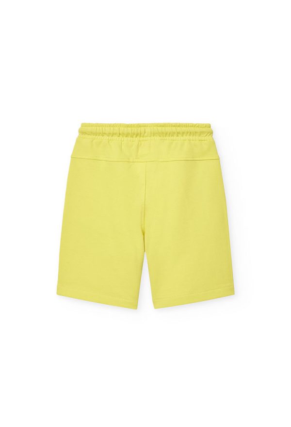 Fleece bermuda shorts for boy -BCI - Image 2